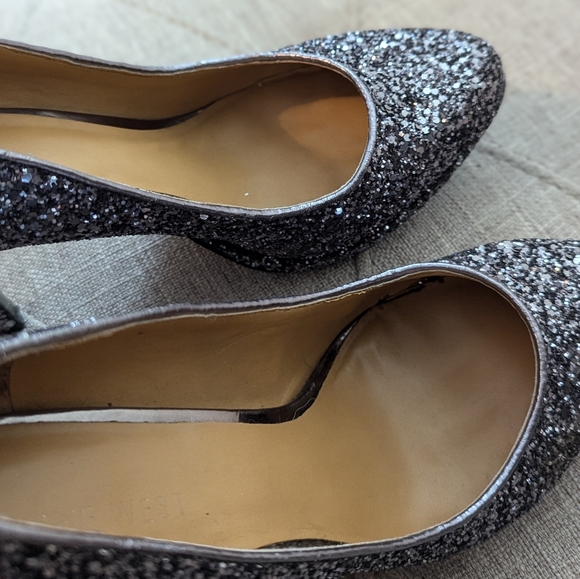 Silver Nine West Heels - Picture 7 of 9